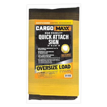 Cargo Maxx OSL PVC Mesh Sign - w/ Rope 122-10002